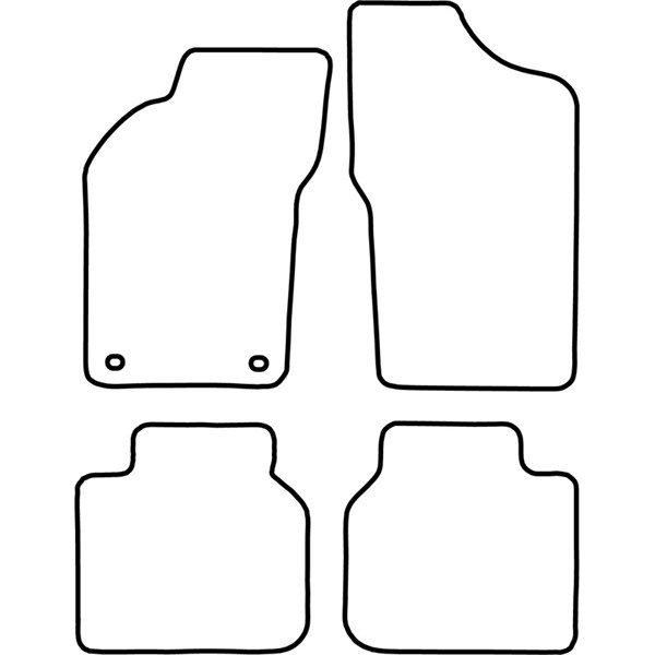 Textilmatta, kupé, Fram och bak Autostyle TM AR502 AutoStyle Textilmatta, kupé, Fram och bak Autostyle TM AR502 AutoStyle