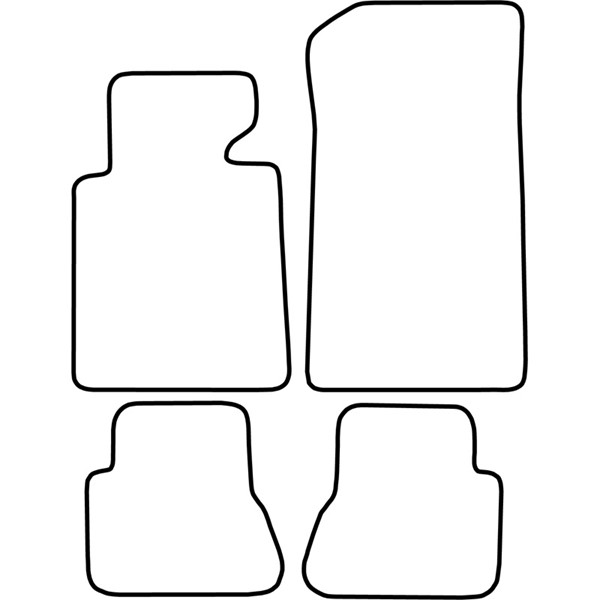 Textilmatta, kupé, Fram och bak Autostyle TM BM513 AutoStyle