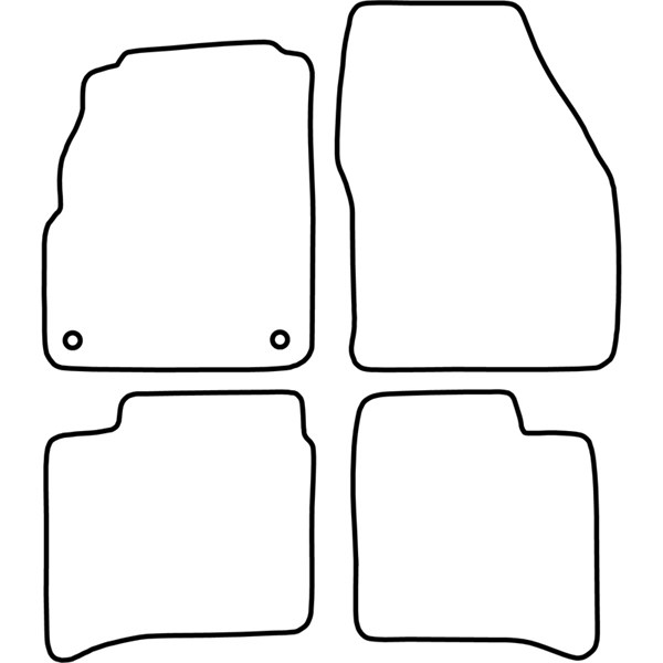 Textilmatta, kupé, Fram och bak Autostyle TM DA503 AutoStyle Textilmatta, kupé, Fram och bak Autostyle TM DA503 AutoStyle