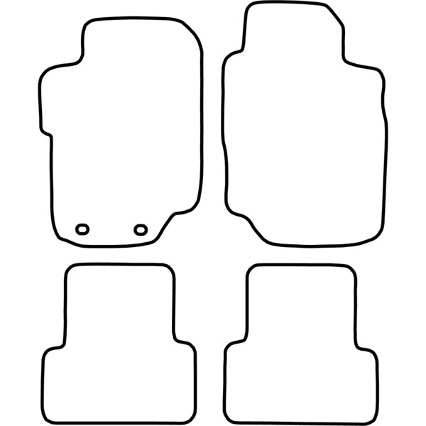 Textilmatta, kupé, Fram och bak Autostyle TM FO505 AutoStyle Textilmatta, kupé, Fram och bak Autostyle TM FO505 AutoStyle