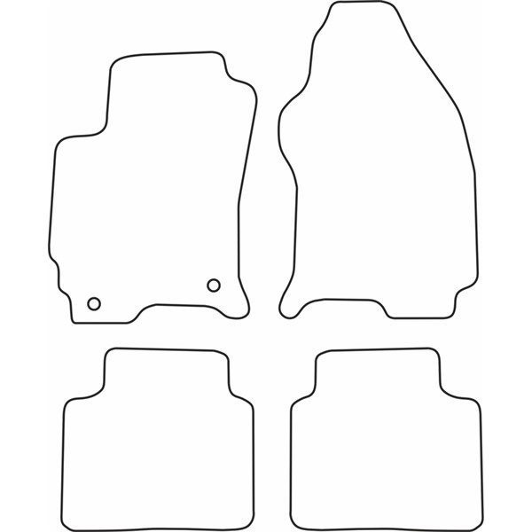 Textilmatta, kupé, Fram och bak Autostyle TM FO522 AutoStyle Textilmatta, kupé, Fram och bak Autostyle TM FO522 AutoStyle