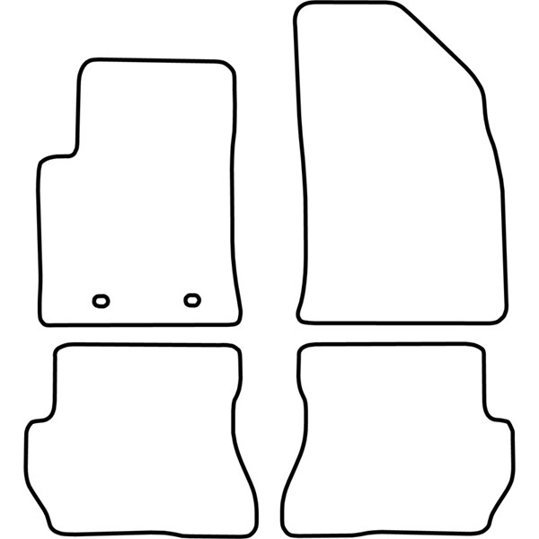 Textilmatta, kupé, Fram och bak Autostyle TM FO529 AutoStyle Textilmatta, kupé, Fram och bak Autostyle TM FO529 AutoStyle