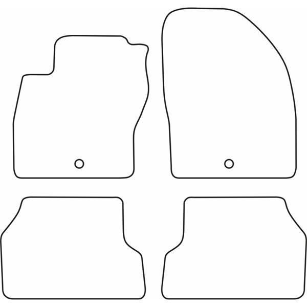 Textilmatta, kupé, Fram och bak Autostyle TM FO539 AutoStyle Textilmatta, kupé, Fram och bak Autostyle TM FO539 AutoStyle