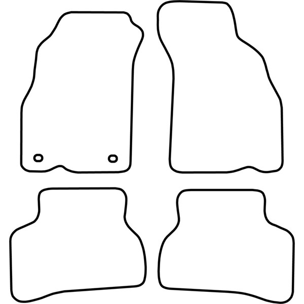 Textilmatta, kupé, Fram och bak Autostyle TM HY506 AutoStyle Textilmatta, kupé, Fram och bak Autostyle TM HY506 AutoStyle