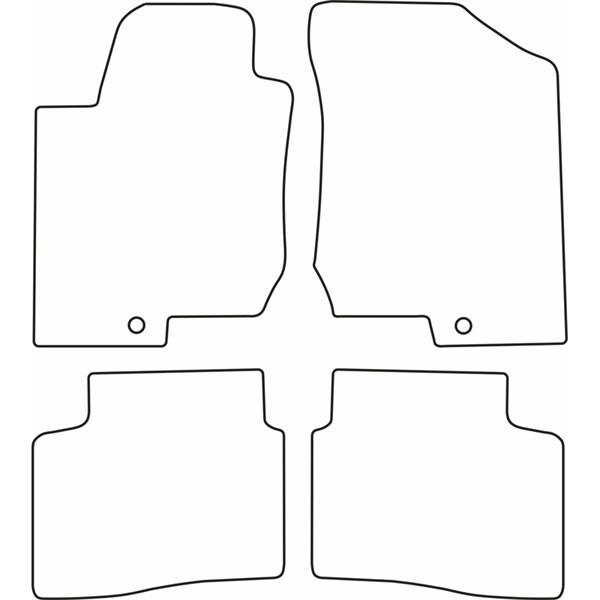 Textilmatta, kupé, Fram och bak Autostyle TM HY529 AutoStyle Textilmatta, kupé, Fram och bak Autostyle TM HY529 AutoStyle