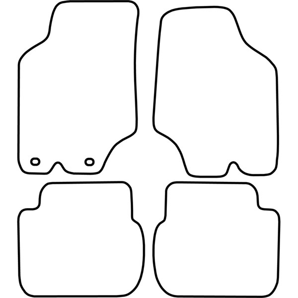 Textilmatta, kupé, Fram och bak Autostyle TM KI500 AutoStyle Textilmatta, kupé, Fram och bak Autostyle TM KI500 AutoStyle