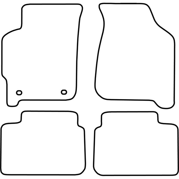 Textilmatta, kupé, Fram och bak Autostyle TM KI505 AutoStyle Textilmatta, kupé, Fram och bak Autostyle TM KI505 AutoStyle