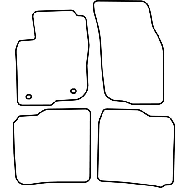 Textilmatta, kupé, Fram och bak Autostyle TM MT513 AutoStyle