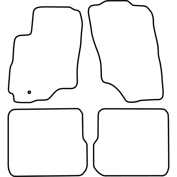 Textilmatta, kupé, Fram och bak Autostyle TM MT514 AutoStyle