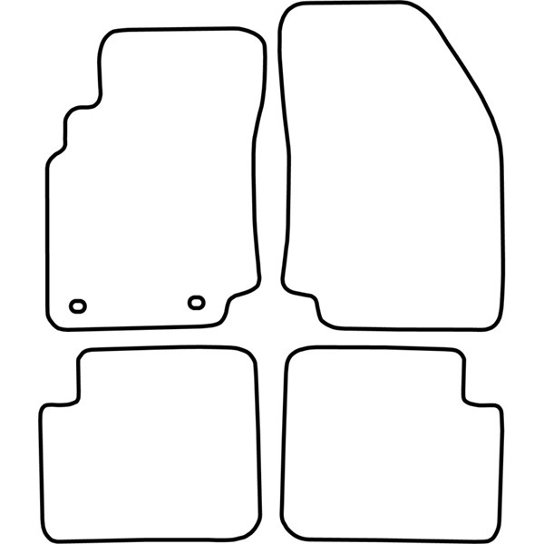 Textilmatta, kupé, Fram och bak Autostyle TM NI503 AutoStyle Textilmatta, kupé, Fram och bak Autostyle TM NI503 AutoStyle