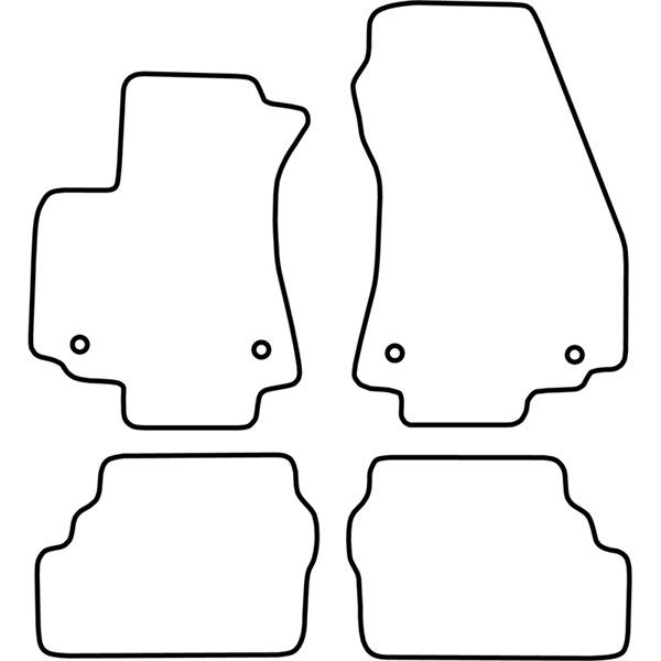 Textilmatta, kupé, Fram och bak Autostyle TM OP532 AutoStyle Textilmatta, kupé, Fram och bak Autostyle TM OP532 AutoStyle