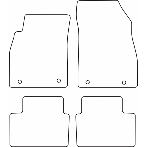 Textilmatta, kupé, Fram och bak Autostyle TM OP539 AutoStyle Textilmatta, kupé, Fram och bak Autostyle TM OP539 AutoStyle