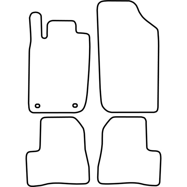 Textilmatta, kupé, Fram och bak Autostyle TM PE515 AutoStyle Textilmatta, kupé, Fram och bak Autostyle TM PE515 AutoStyle