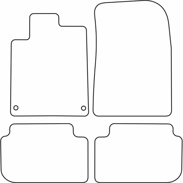 Textilmatta, kupé, Fram och bak Autostyle TM PE518 AutoStyle Textilmatta, kupé, Fram och bak Autostyle TM PE518 AutoStyle