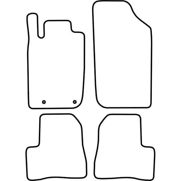 Textilmatta, kupé, Fram och bak Autostyle TM PE523 AutoStyle Textilmatta, kupé, Fram och bak Autostyle TM PE523 AutoStyle