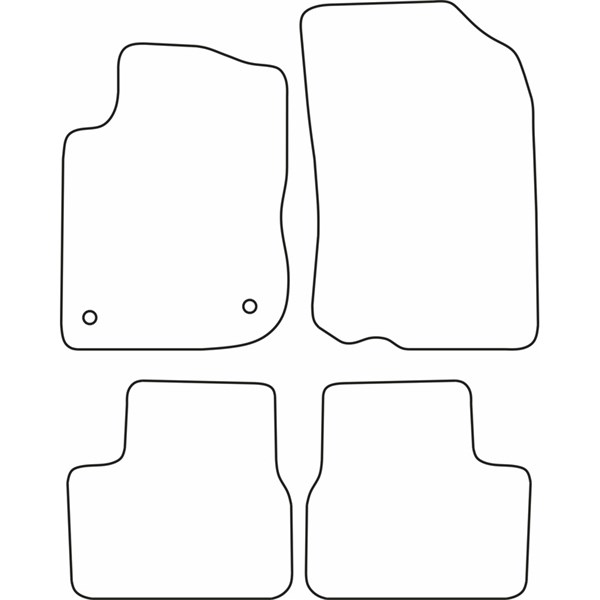 Textilmatta, kupé, Fram och bak Autostyle TM PE534 AutoStyle Textilmatta, kupé, Fram och bak Autostyle TM PE534 AutoStyle