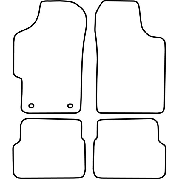 Textilmatta, kupé, Fram och bak Autostyle TM RE505 AutoStyle Textilmatta, kupé, Fram och bak Autostyle TM RE505 AutoStyle