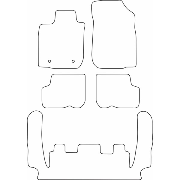 Textilmatta, kupé, Fram och bak Autostyle TM RE535 AutoStyle