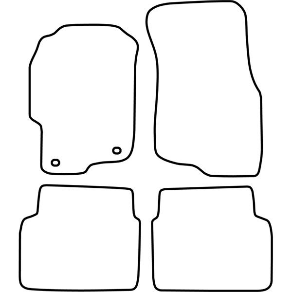 Textilmatta, kupé, Fram och bak Autostyle TM RO502 AutoStyle Textilmatta, kupé, Fram och bak Autostyle TM RO502 AutoStyle