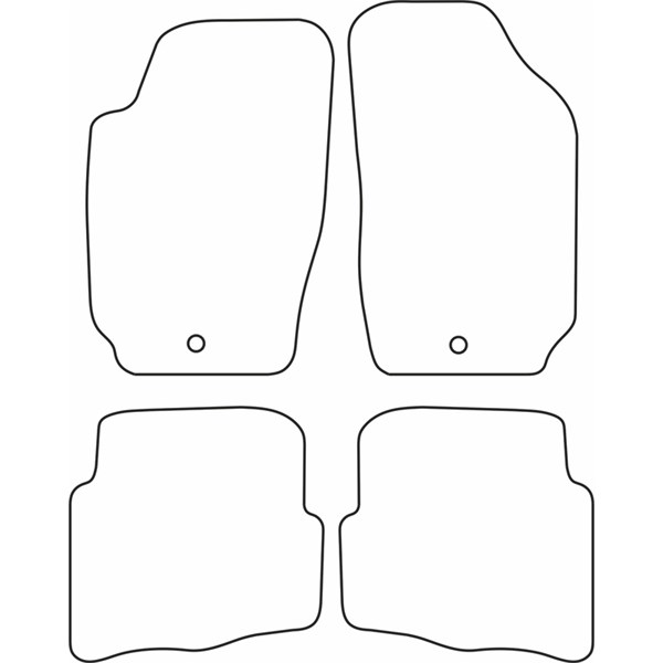 Textilmatta, kupé, Fram och bak Autostyle TM SE512 AutoStyle Textilmatta, kupé, Fram och bak Autostyle TM SE512 AutoStyle
