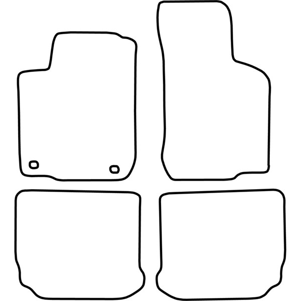 Textilmatta, kupé, Fram och bak Autostyle TM SK502 AutoStyle Textilmatta, kupé, Fram och bak Autostyle TM SK502 AutoStyle