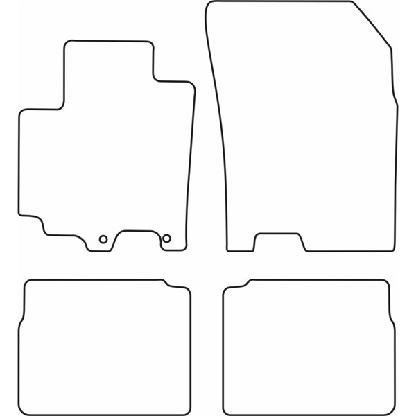 Textilmatta, kupé, Fram och bak Autostyle TM SZ521 AutoStyle Textilmatta, kupé, Fram och bak Autostyle TM SZ521 AutoStyle
