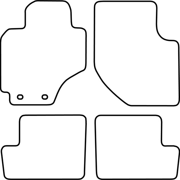 Textilmatta, kupé, Fram och bak Autostyle TM TO538 AutoStyle Textilmatta, kupé, Fram och bak Autostyle TM TO538 AutoStyle