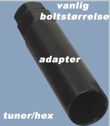Adapter till 6-spline, Universal