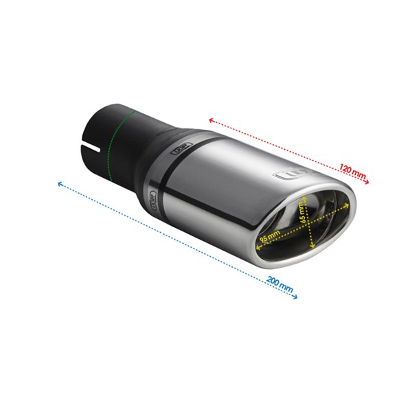 Bakre ljuddämpare, Universal  ulter sport US N1101  Ulter Sport