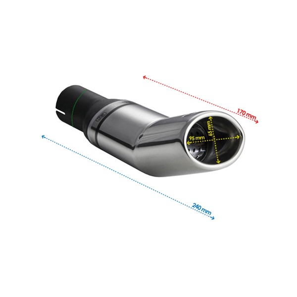 Bakre ljuddämpare, Universal  ulter sport US N1141  Ulter Sport