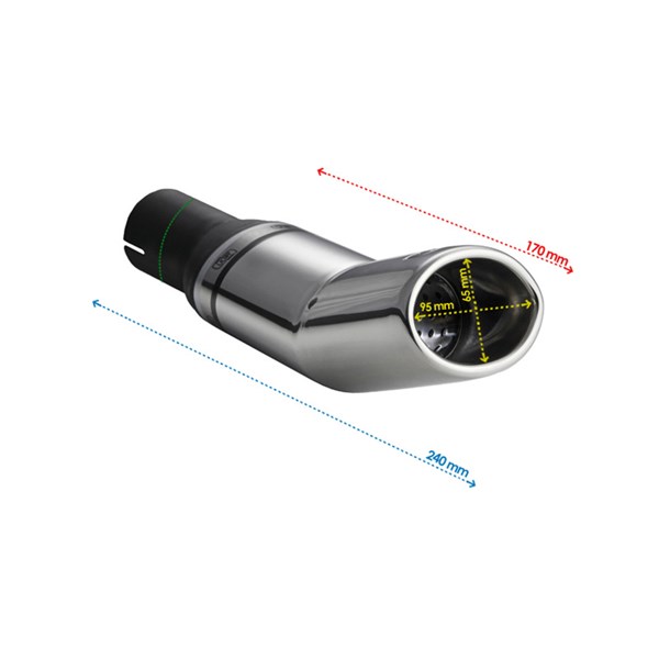 Bakre ljuddämpare, Universal  ulter sport US N1141  Ulter Sport