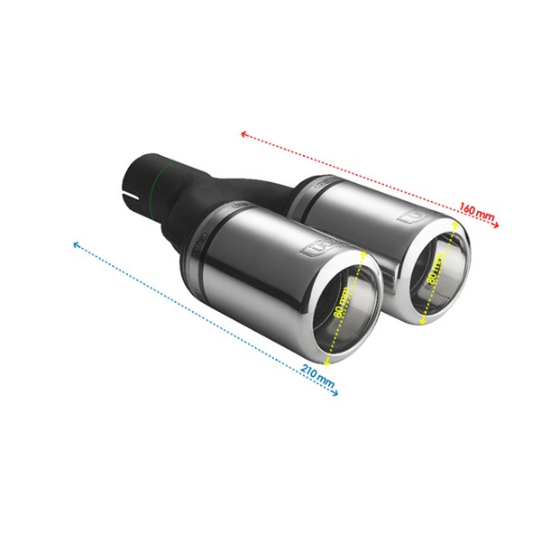 Bakre ljuddämpare, Universal ulter sport US N2071K Ulter Sport Bakre ljuddämpare, Universal ulter sport US N2071K Ulter Sport