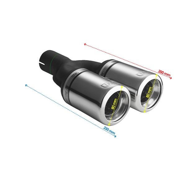 Bakre ljuddämpare, Universal  ulter sport US N2072  Ulter Sport