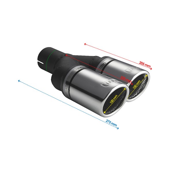 Bakre ljuddämpare, Universal  ulter sport US N2101RS  Ulter Sport