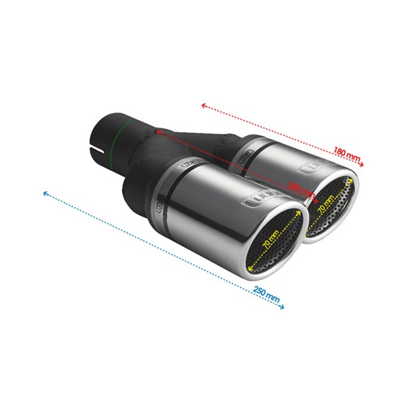 Bakre ljuddämpare, Universal  ulter sport US N270RS  Ulter Sport