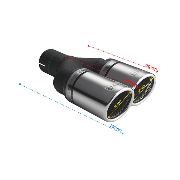 Bakre ljuddämpare, Universal ulter sport US N270RS Ulter Sport Bakre ljuddämpare, Universal ulter sport US N270RS Ulter Sport