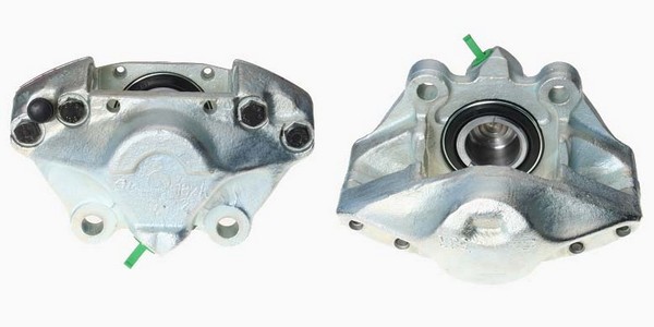Bromsok, Framaxel, Framför axeln, Vänster Budweg caliper 34002 BUDWEG CALIPER