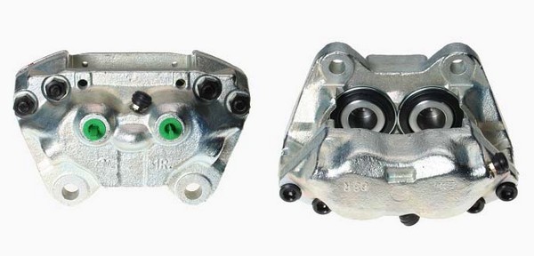 Bromsok, Framaxel, Vänster, Bakom axeln Budweg caliper 34006 BUDWEG CALIPER