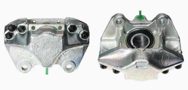 Bromsok, Framaxel, Framför axeln, Vänster Budweg caliper 341116 BUDWEG CALIPER