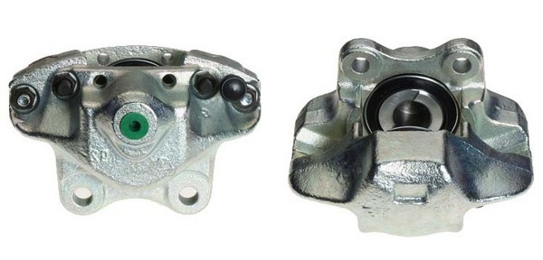 Bromsok, Bakaxel, Framaxel, Vänster, Bakom axeln Budweg caliper 3 BUDWEG CALIPER