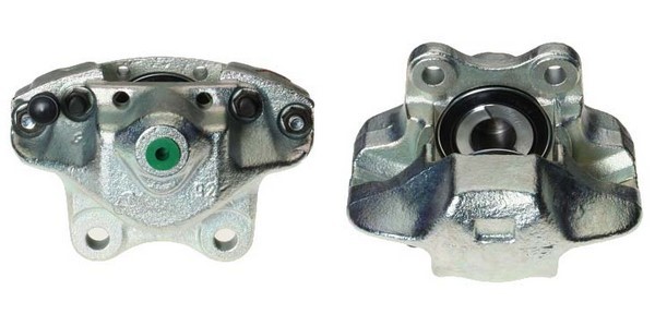 Bromsok, Bakaxel, Framaxel, Höger, Bakom axeln Budweg caliper 341 BUDWEG CALIPER