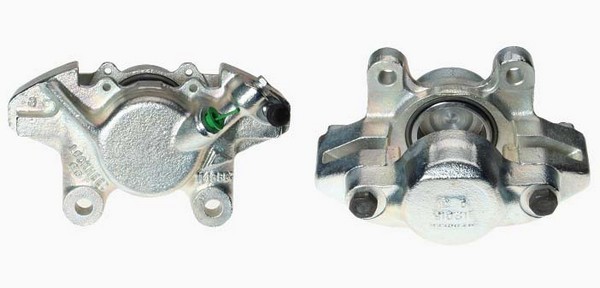 Bromsok, Framaxel, Vänster, Bakom axeln Budweg caliper 34136 BUDWEG CALIPER