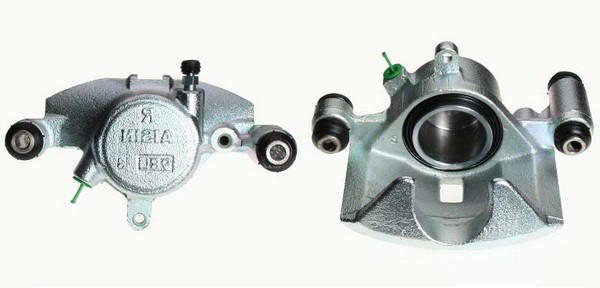 Bromsok, Framaxel, Vänster, Bakom axeln Budweg caliper 341450 BUDWEG CALIPER