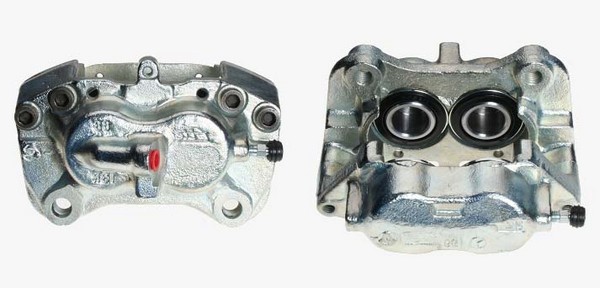 Bromsok, Framaxel, Vänster, Bakom axeln Budweg caliper 341712 BUDWEG CALIPER