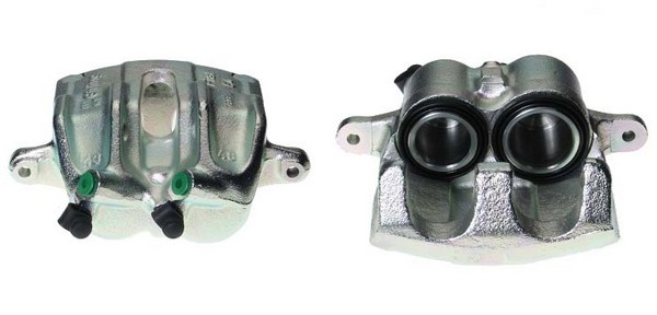 Bromsok, Framaxel, Framför axeln, Vänster Budweg caliper 341744 BUDWEG CALIPER