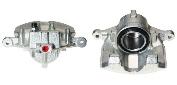 Bromsok, Framaxel, Framför axeln, Vänster Budweg caliper 341906 BUDWEG CALIPER