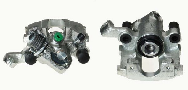 Bromsok, Bakaxel, Vänster, Bakom axeln Budweg caliper 34210 BUDWEG CALIPER