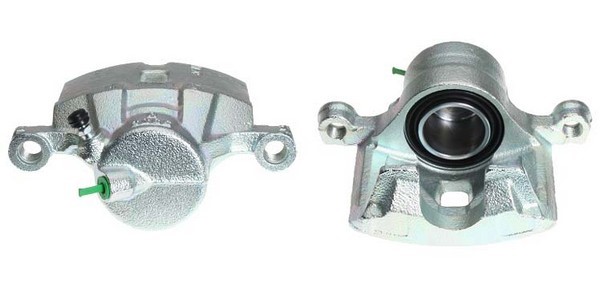 Bromsok, Framaxel, Framför axeln, Vänster Budweg caliper 342120 BUDWEG CALIPER