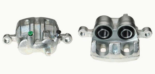 Bromsok, framaxel vänster, Bakom axeln Budweg caliper 342348 BUDWEG CALIPER