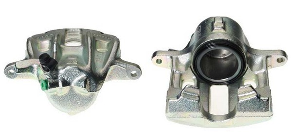 Bromsok, Framaxel, Framför axeln, Vänster Budweg caliper 342394 BUDWEG CALIPER